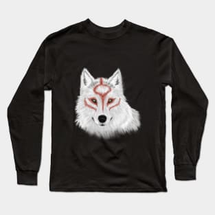 Okami Wolf - Amaterasu Long Sleeve T-Shirt